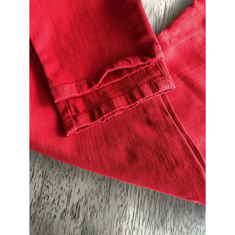 Sandrine Rose Hi Skinny Jeans in Red - 24